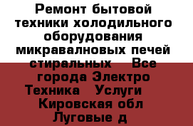 Ремонт бытовой техники холодильного оборудования микравалновых печей стиральных  - Все города Электро-Техника » Услуги   . Кировская обл.,Луговые д.